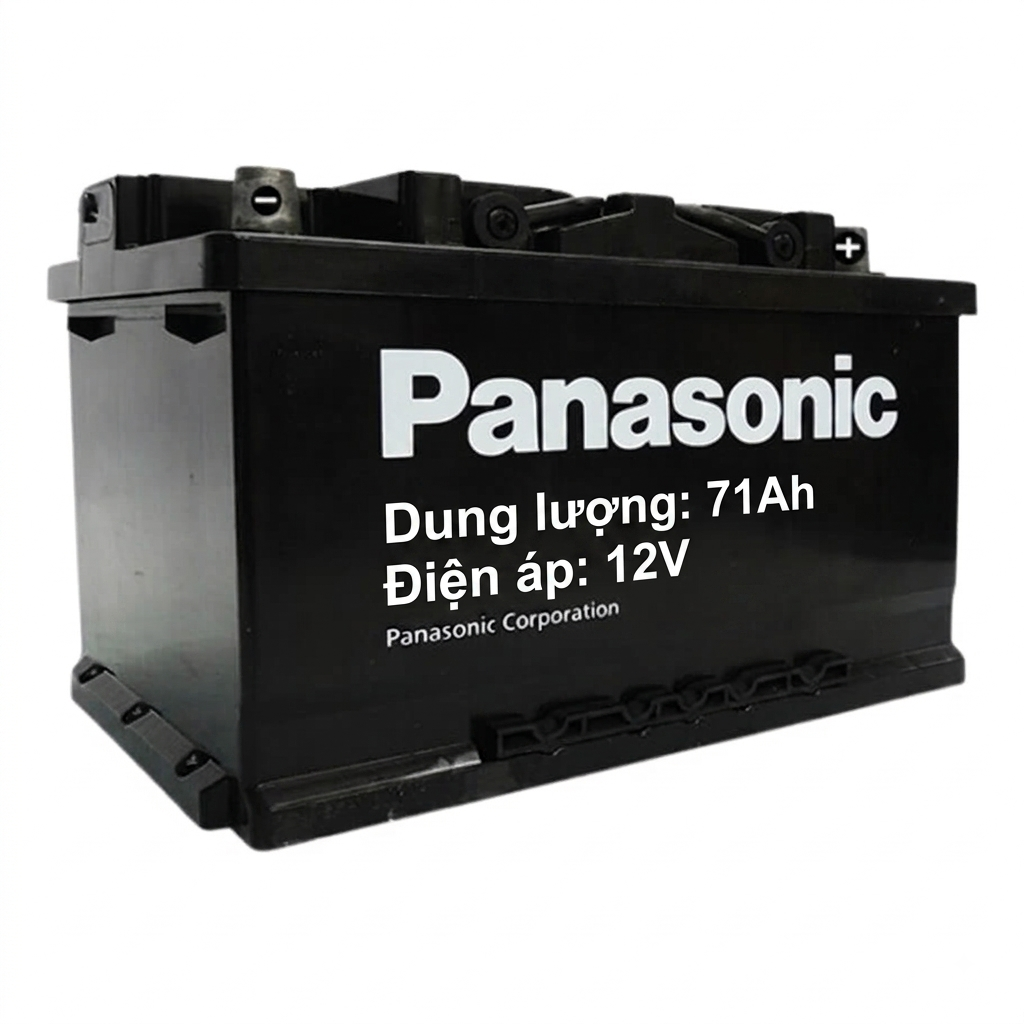 Ắc quy 12V-71AH PANASONIC 571L28 (DIN)